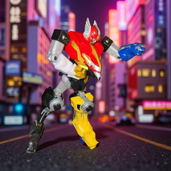 2012 Retrofire Power Rangers Megaforce GOSEI MEGAZORD Figure Bandai 5.5” B10 - Picture 3 of 4